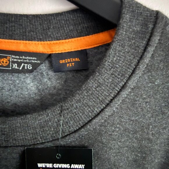 Timberland PRO Blueprint Graphic Sweatshirt – Grey Crewneck,Original Fit - Picture 4 of 4